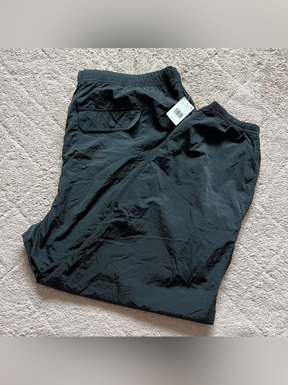 NWT Good American Essential Cargo Tapered Leg Utility Baggy Sporty Sz 5 (2X)